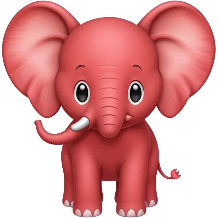 Strawberry elephant emoji