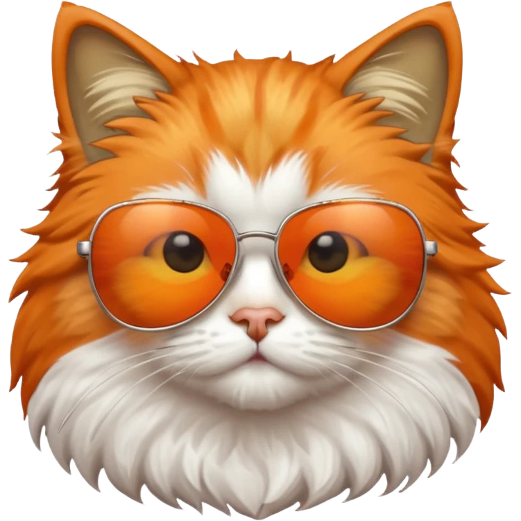 Cat wearing sunglasses emoji