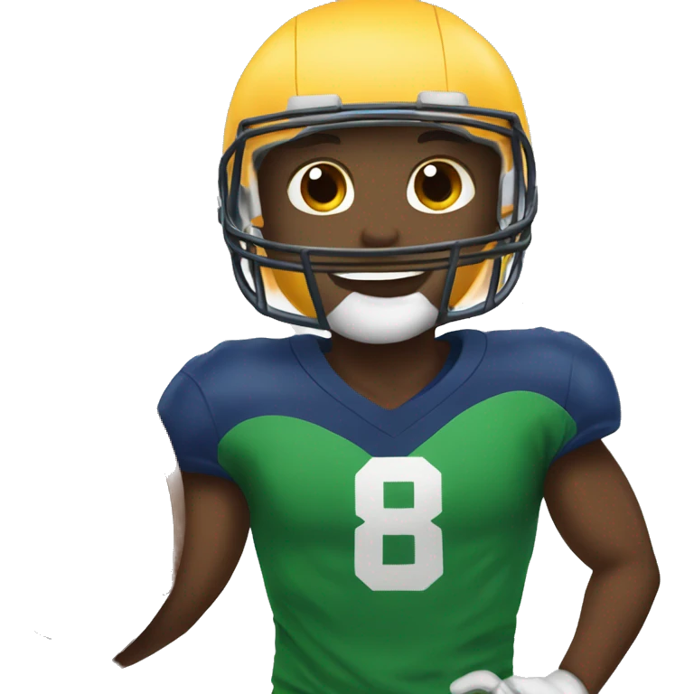 Flag football player  emoji