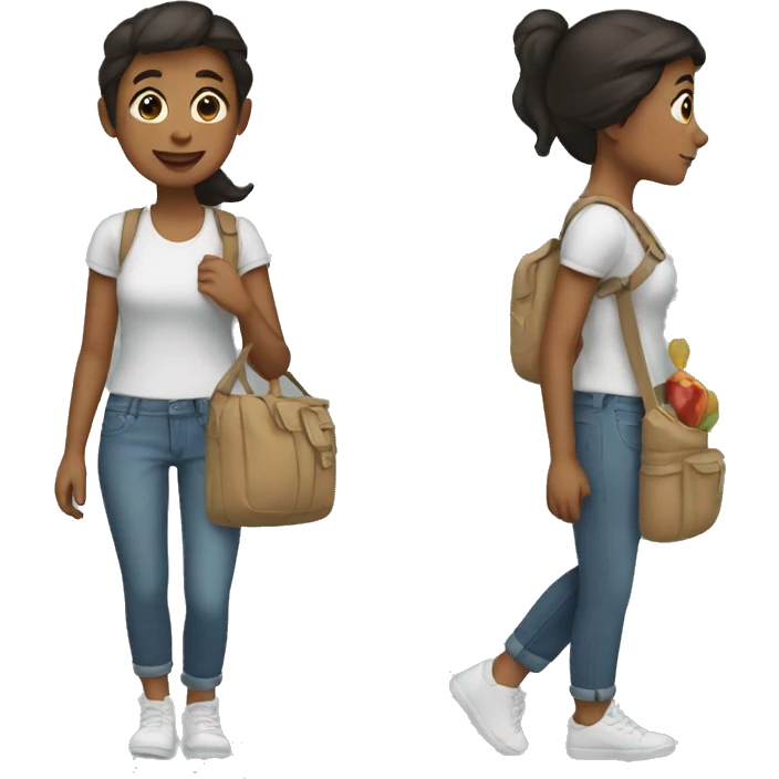 on the go emoji