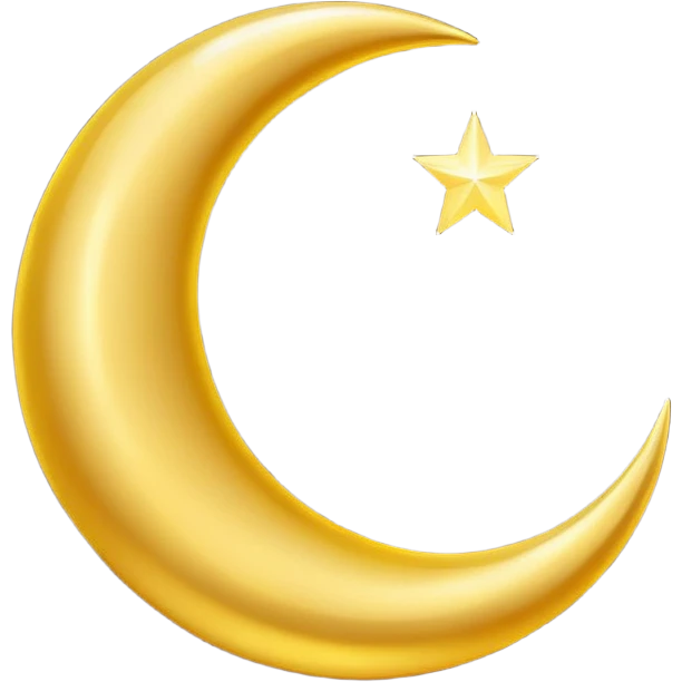 crescent moon emoji