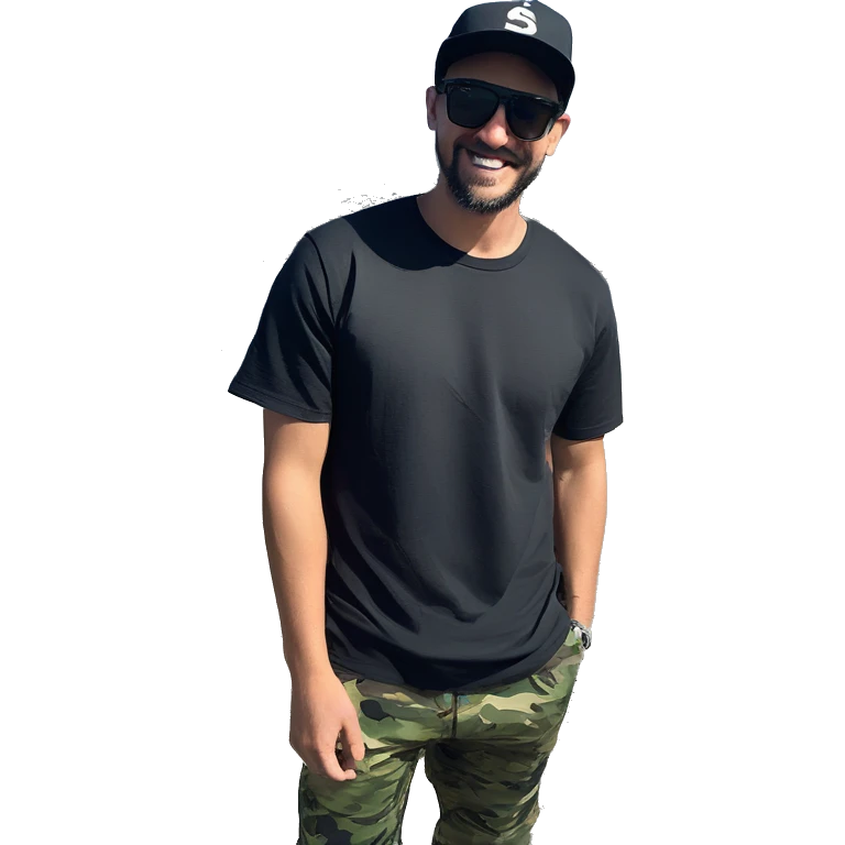 smiling beach day by water emoji