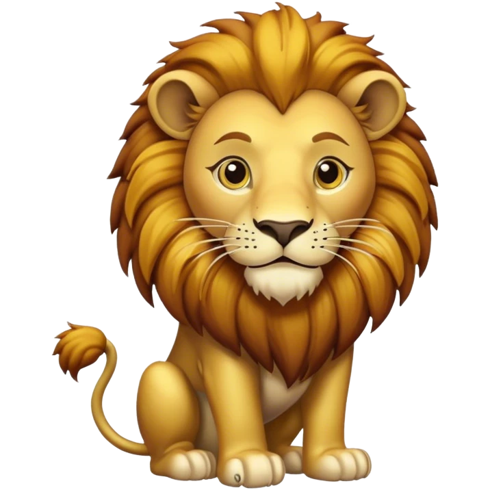 The lion from the Wizard of Oz emoji