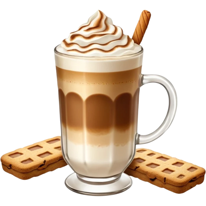 latte con cacao e biscotti  emoji
