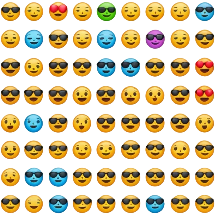 make a 67 emoji but insted of 67 put 21 emoji