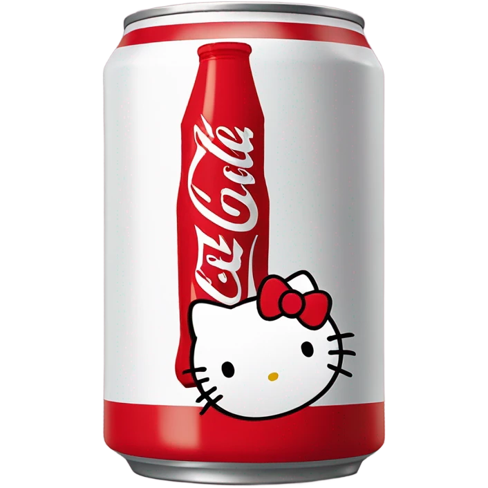Coca cola hello kitty emoji