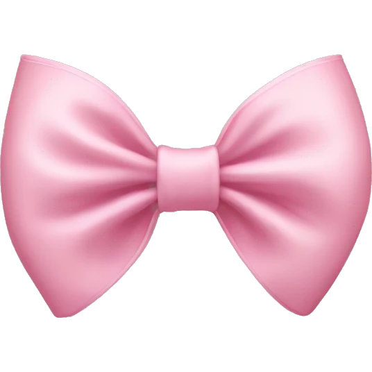Light pink bow emoji