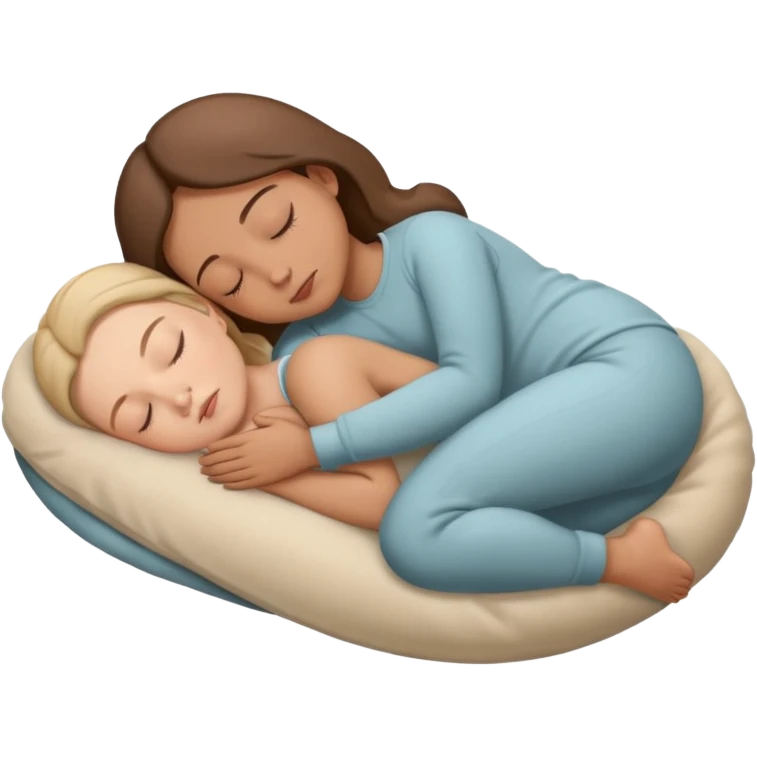 person sleeping in fetal position emoji