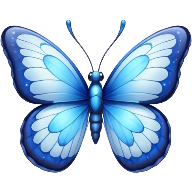 Cinematic Realistic Cute Blue Butterfly Portrait Emoji, Head tilted playfully and inquisitively, featuring beautifully patterned sapphire wings with intricate venation and a charming, petite body with round, sparkling eyes full of gentle curiosity, rendered with lifelike detail and warm natural highlights, high shine, affectionate and spirited, styled with a touch of whimsical garden magic, soft glowing outline, capturing the essence of a mischievous yet lovable blue butterfly that seems ready to flutter playfully into your arms! emoji