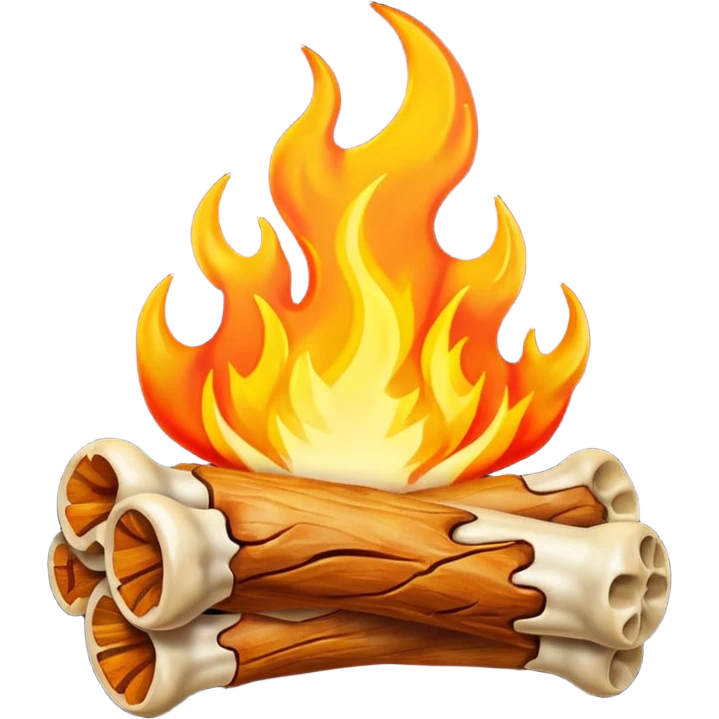 bone fire emoji