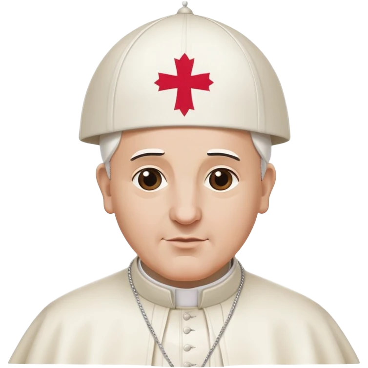 Pope with Chicago flag emoji