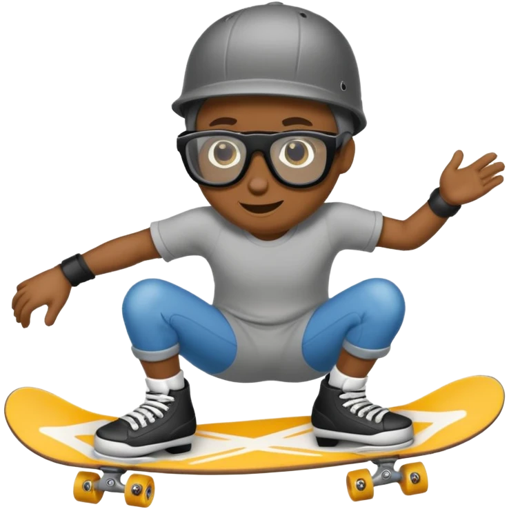 tubarao no skate emoji