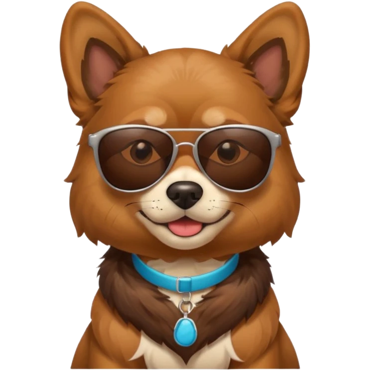 Dog wearing Sunglasses emoji