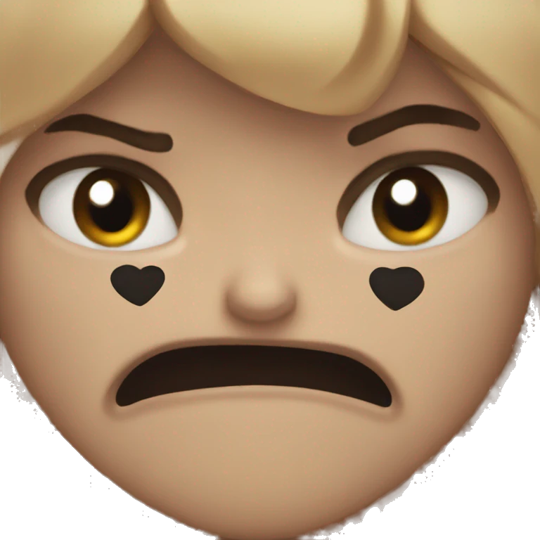 angry heart emoji