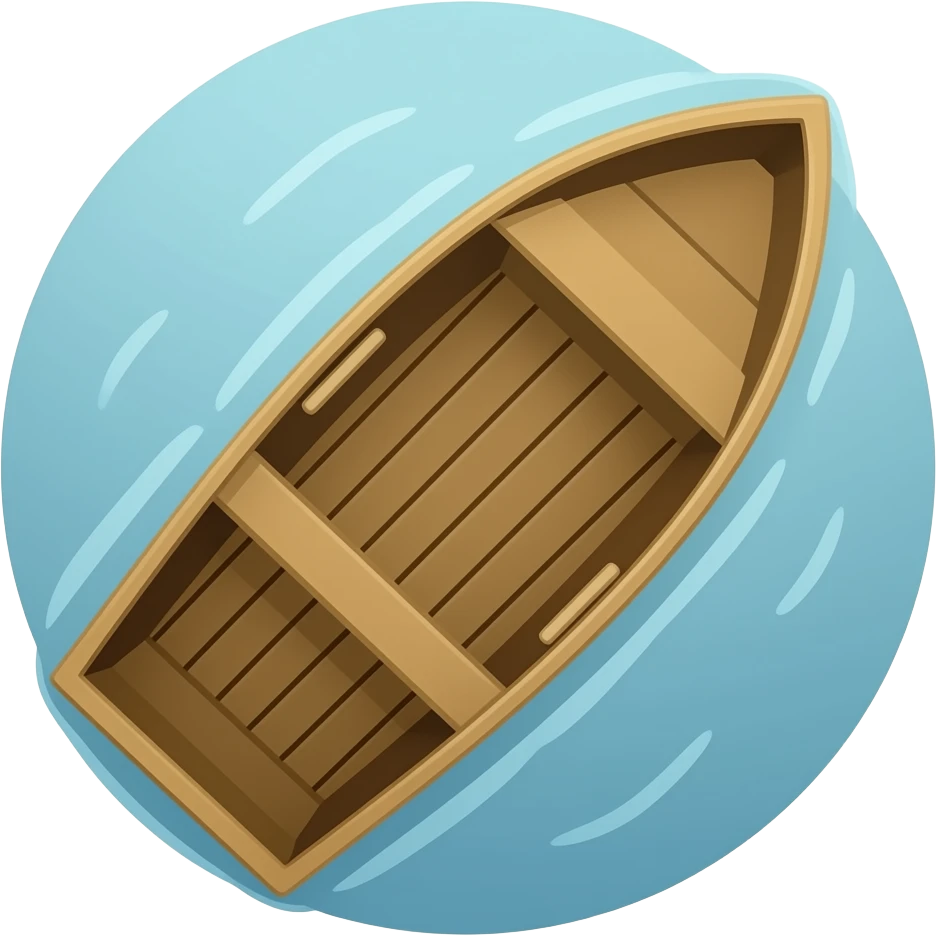 boat top view emoji