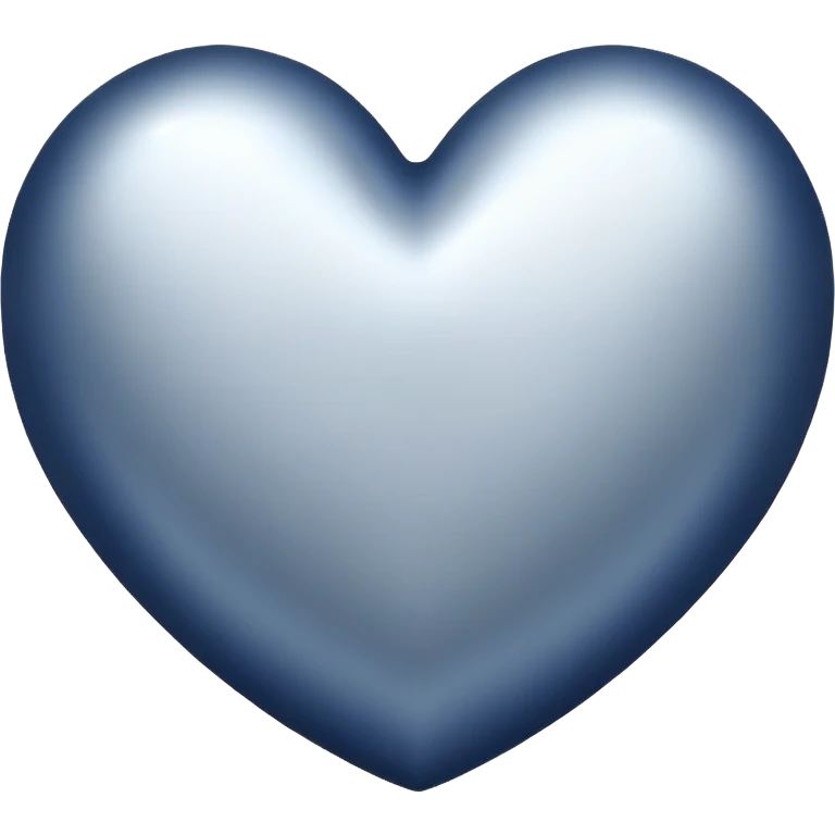 Navy heart emoji