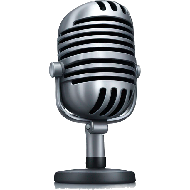 microphone podcast, interview  emoji