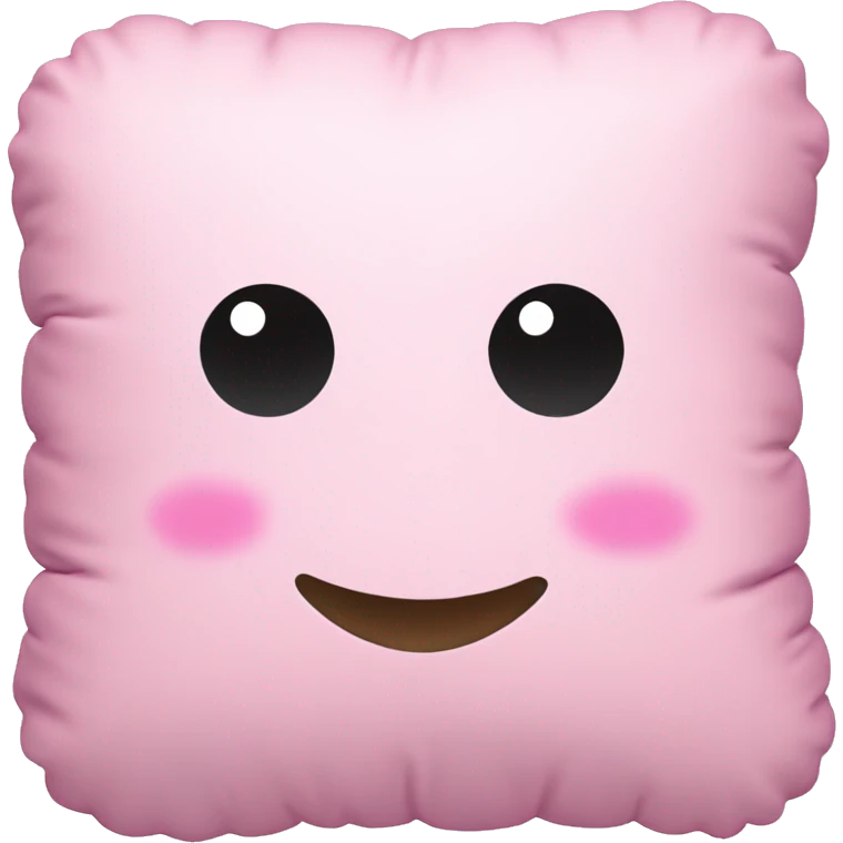 Pink pastel pillow emoji