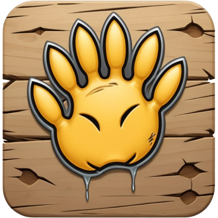 Claw scratch mark emoji