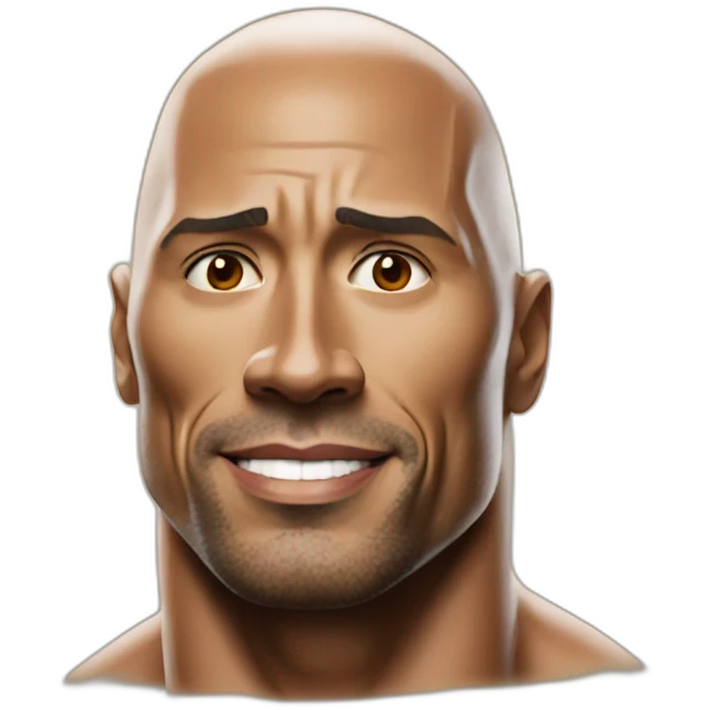 the rock dwayne johnson Iron Man emoji