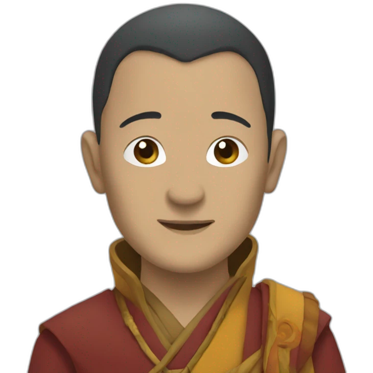 Gyatso from avatar emoji