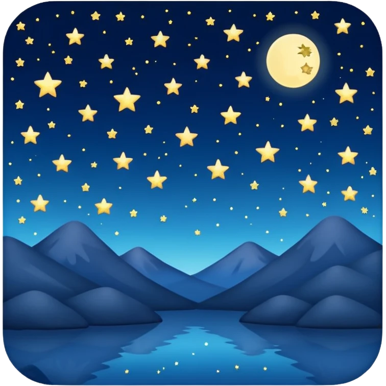 night time emotion simply emoji