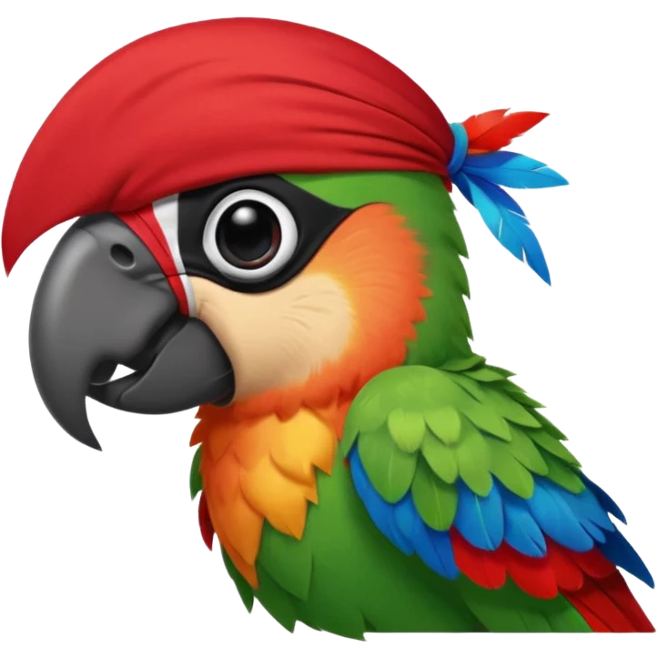 pirate and parrot emoji