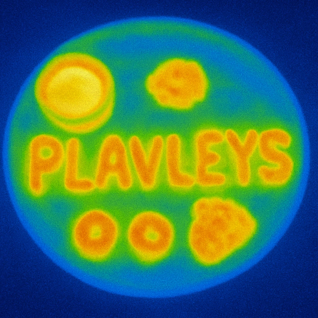 Plate with milk and a ready-made breakfast in the form of letters, the letters spell out "PLAVLEYS" emoji