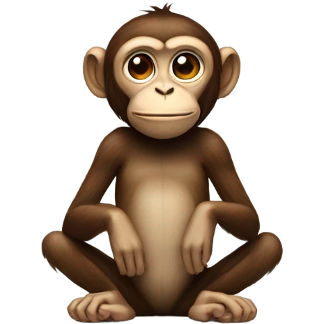 Monkey in its knees  emoji