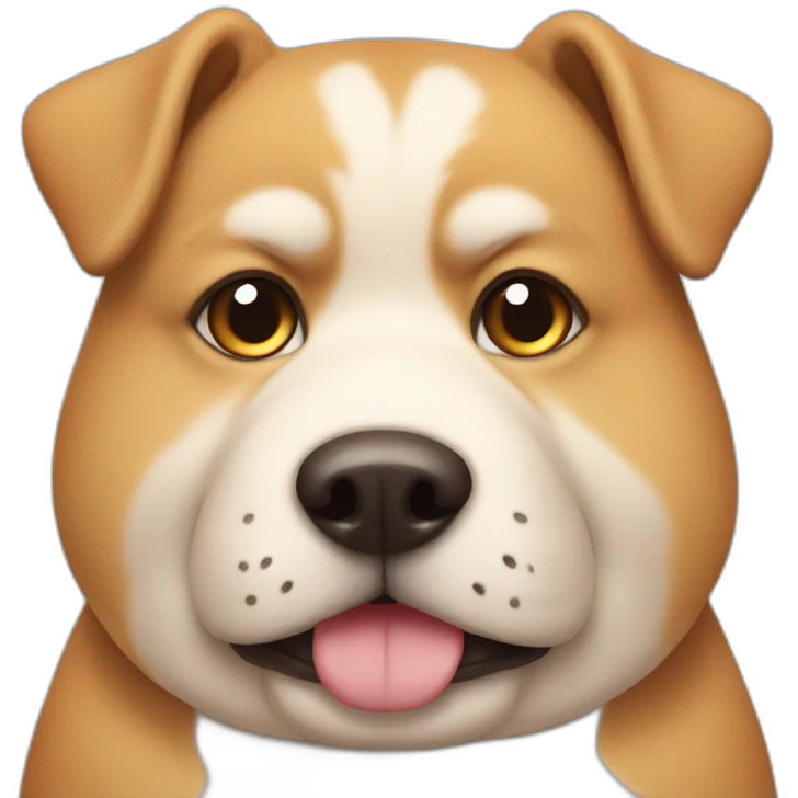 fat dog emoji