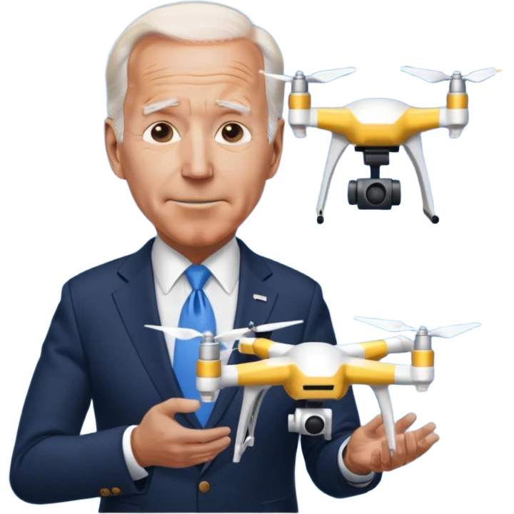 biden drone emoji