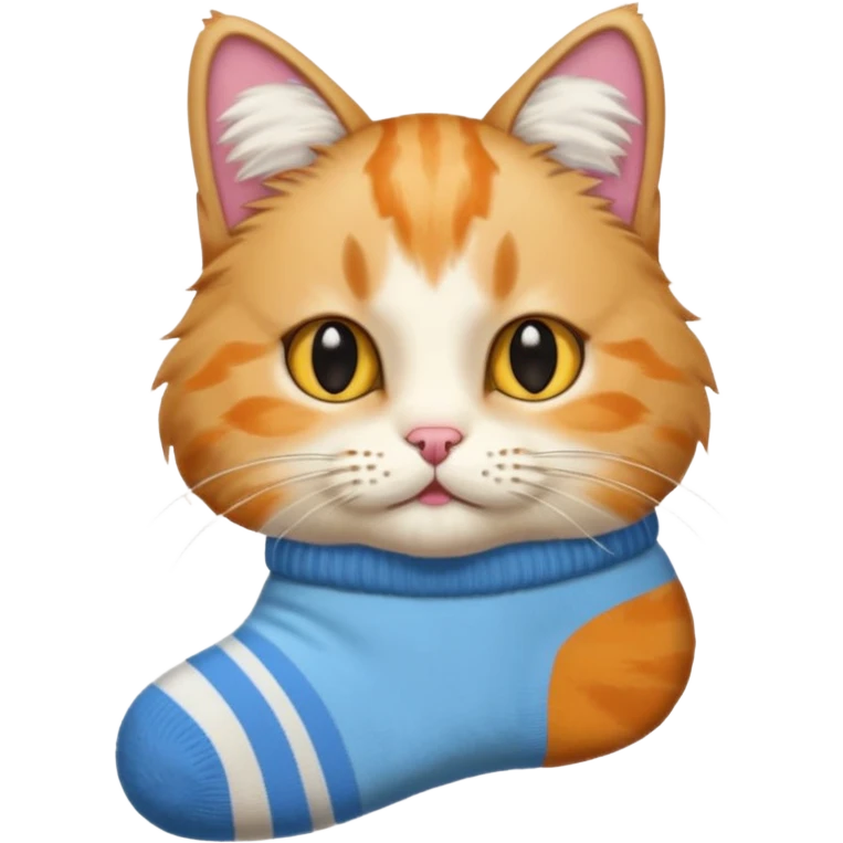 Cat with socks emoji