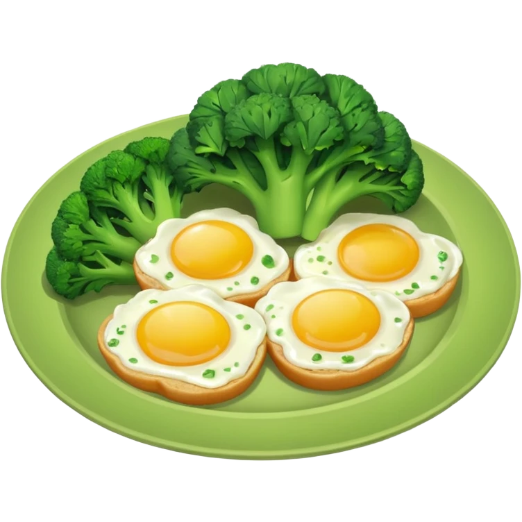 Brocoli egg emoji
