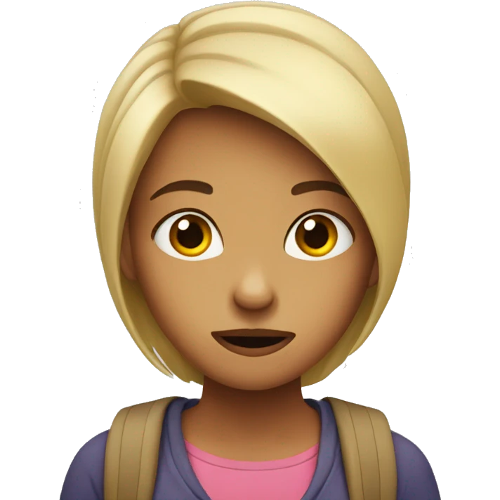 girl confused  emoji