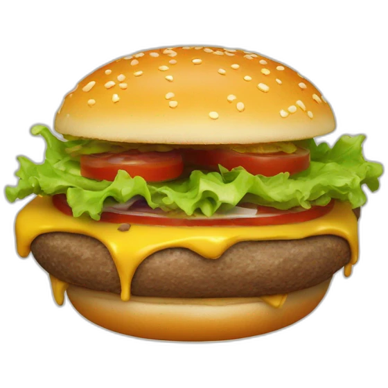 À burgerSaturn emoji