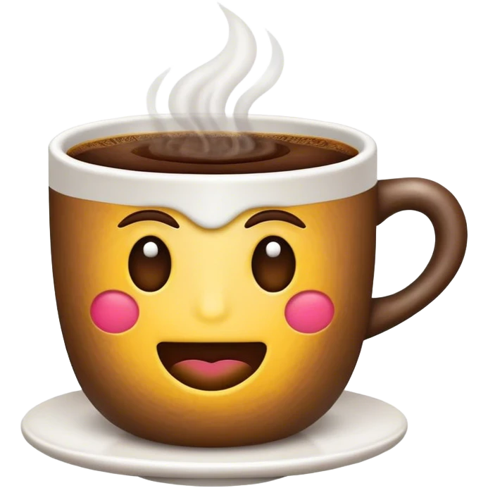 Cinematic Realistic Colombian Coffee Pop Culture Emoji, showcasing a steaming cup of rich, aromatic coffee that epitomizes Colombian culture rendered with detailed textures and warm, inviting lighting. emoji
