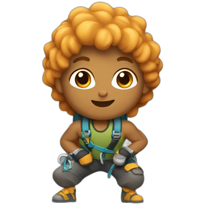 rock climbing Vi fro emoji
