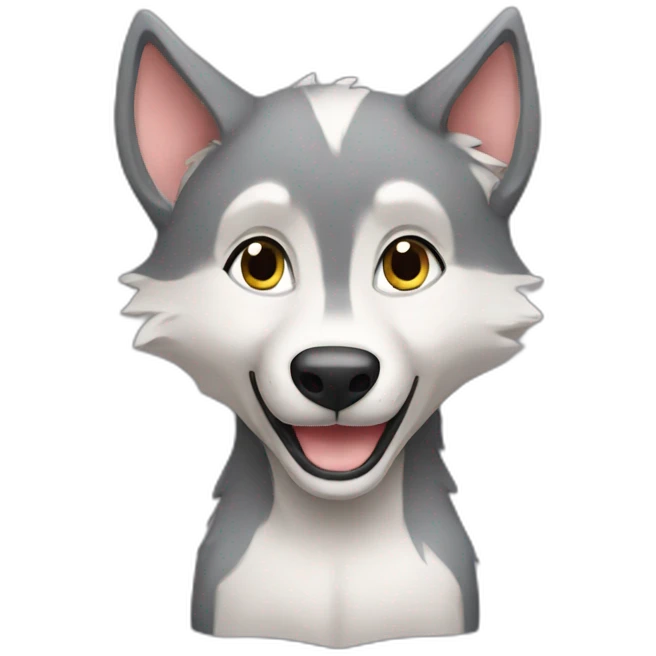 bébé loup emoji