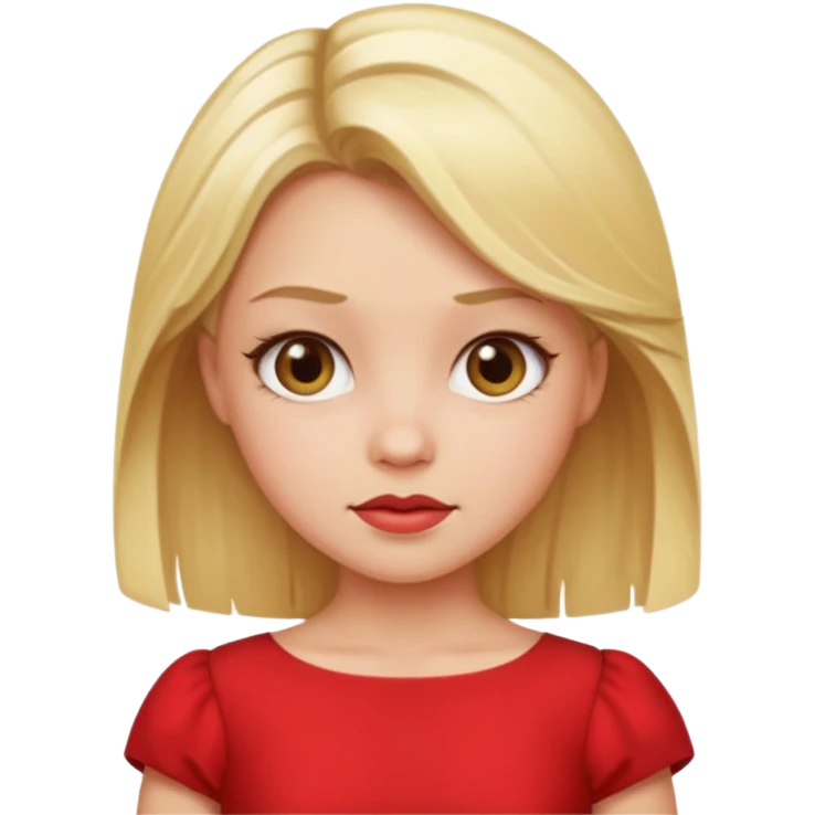 blond girl doing okay sassy emoji