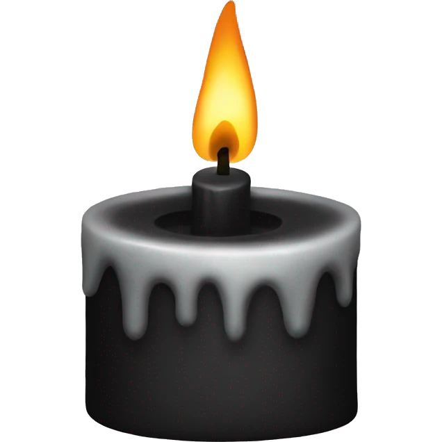 Black candle emoji
