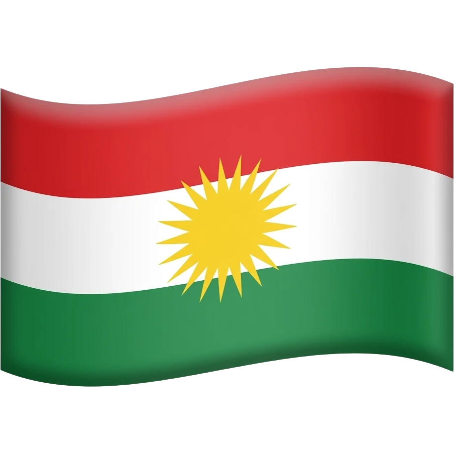 Kürdistan bayrağı emoji