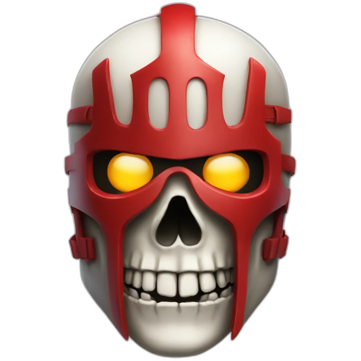 Skull red knight emoji