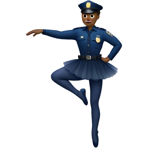 Ballet cop emoji
