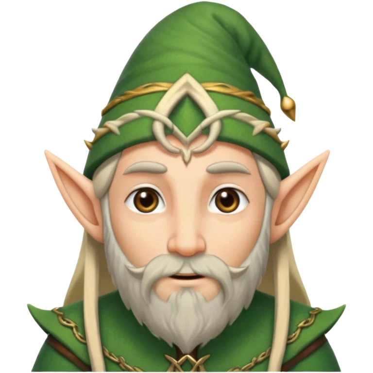 long bearded elf emoji