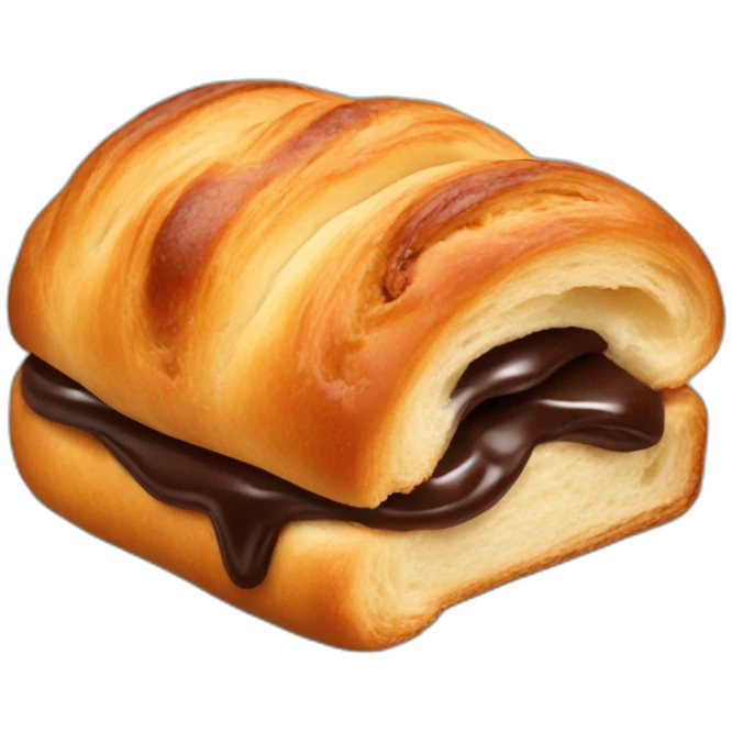 Petit pain au chocolat emoji