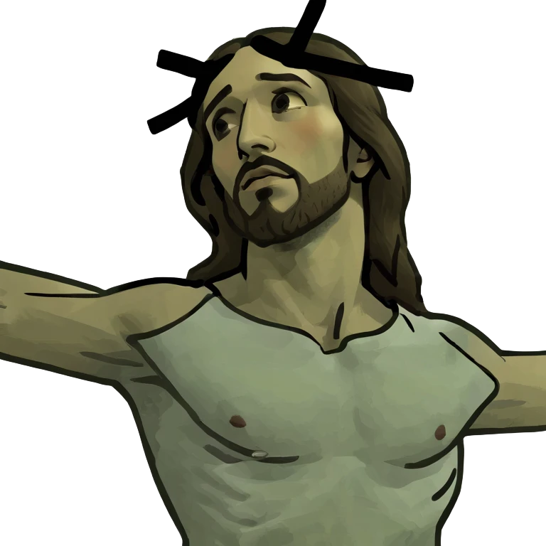 Jesus on the cross  emoji