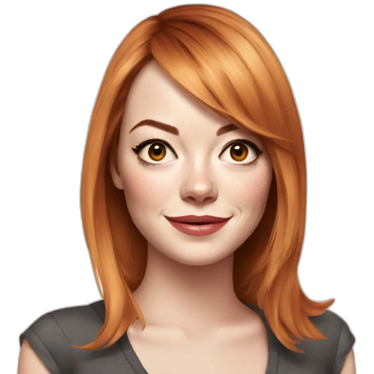 emma stone, emoji emoji
