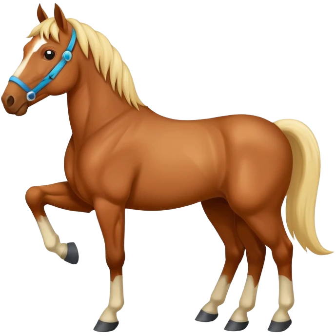 Horse holding ketamine emoji