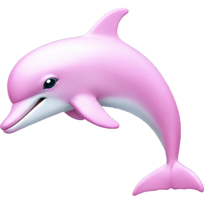 Pastel-pink-colors-dolphin emoji