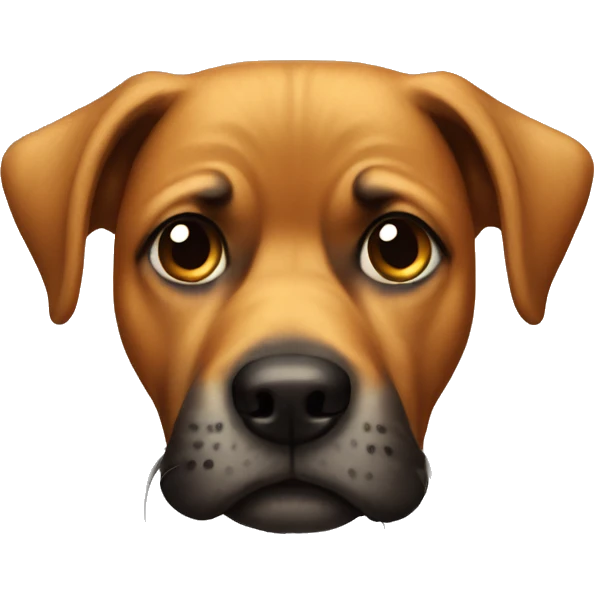 Bad dog emoji